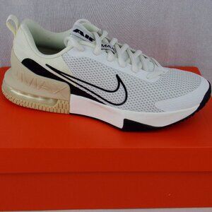 Nike Air Max Alpha Trainer 6 Shoes Size 10 White Beige FQ1833-100 Workout Mesh